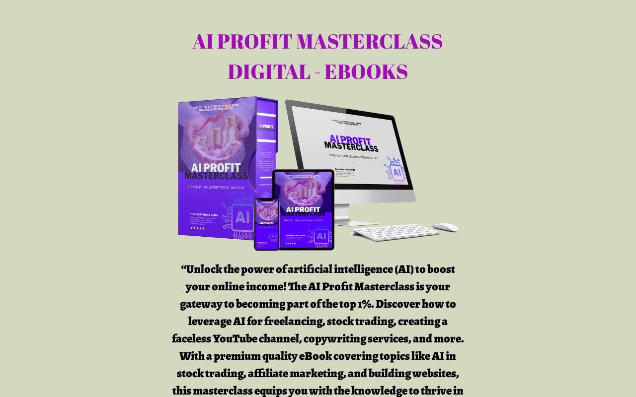 “Unlock AI Wealth: Boost Income with the AI Profit Masterclass!”
